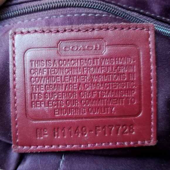 Coach Cranberry Red Patent Leather Purse - Picture 2 of 8